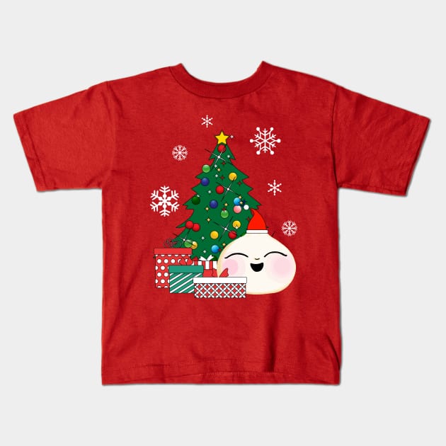 Happy Bao Bun Around The Christmas Tree Kids T-Shirt by Nova5